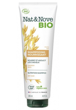 KERANOVE Шампунь для сухих волос Овес Nat & Nove Bio Shampoo KER036639