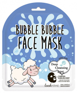 LOOK AT ME Маска для лица пузырьковая очищающая Bubble Face Mask LOK491034