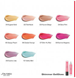 SHISEIDO Ультрасияющий блеск для губ Shimmer Gel Gloss SHI6406SH
