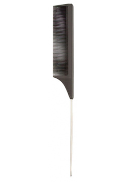 LADY PINK Гребень для волос BASIC carbon comb карбоновый с металлической ручкой MPL001227