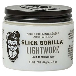 SLICK GORILLA Глина для укладки волос подвижной фиксации Lightwork Ligth To Medium Hold SGO000002