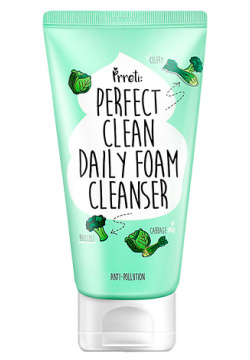 PRRETI Пенка увлажняющая для глубокого очищения Perfect Clean Daily Foam Cleanser ETI000019