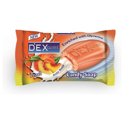 DEXCLUSIVE Мыло туалетное твёрдое Персик Peach Candy Soap DEX000001
