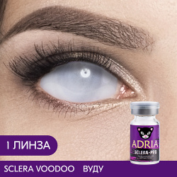 ADRIA Цветные контактные линзы  Sclera Voodoo 1 линза MPL084013