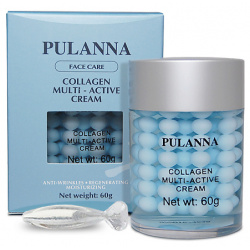 PULANNA Мультиактивный крем для лица с Коллагеном  Collagen Multi Active Cream 60 0 MPL006292