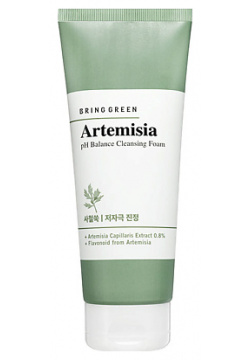 BRING GREEN Пенка для умывания регулирующая pH кожи с полынью Artemisia Balance Cleansing Foam BGG000013