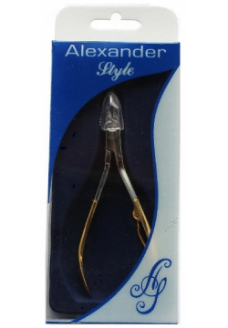 ALEXANDER STYLE Кусачки для кожи 2651G  10 см XAN009634