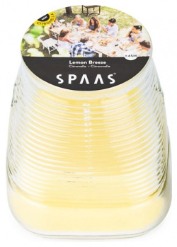 SPAAS Свеча в стакане  Цитронелла Лимонный бриз 1 0 MPL085623