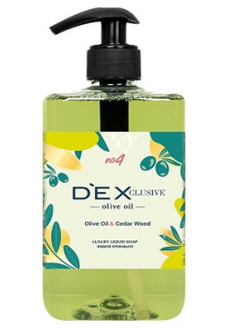 DEXCLUSIVE Крем мыло жидкое Оливковое масло Olive Oil Liquid Soap DEX000021