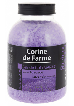 CORINE DE FARME Соли для ванн морские лаванда Sea salts for the bath Lavender CDF040973