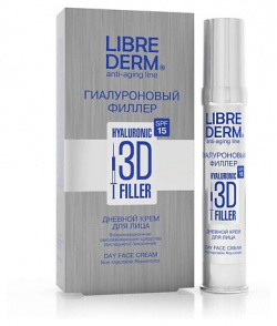 LIBREDERM Крем для лица дневной гиалуроновый SPF 15 Hyaluronic 3d Filler Day Face Cream LBD000009