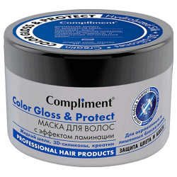 COMPLIMENT Маска для волос с эффектом ламинации Color Gloss & Protect 500 0 MPL015677