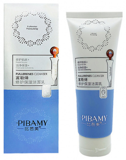 PIBAMY Очищающая  увлажняющая крем пена для лица с фуллереном всех типов кожи 120 MPL069818