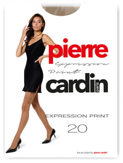 PIERRE CARDIN Колготки женские EXPRESSION print 20 VISONE KPS097244