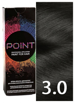 POINT Краска для волос  тон №3 0 Тёмный шатен MPL051812