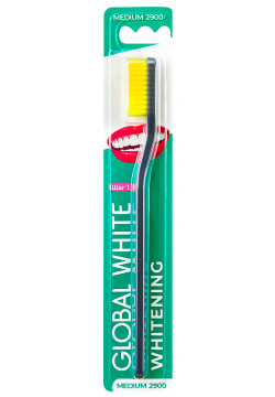 GLOBAL WHITE Зубная щетка Medium LOB290164