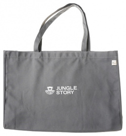 JUNGLE STORY Большая сумка плотная хлопковая с плоским дном MPL061048