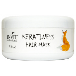 INVIT Маска Keratiness для питания и реструктуризации сухих сильно поврежденных волос с кератином 250 0 MPL054502