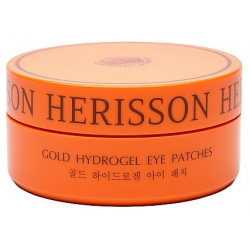 HERISSON Гидрогелевые патчи под глаза "с частицами золота" Gold Hydrogel Eyepatches LTA019860