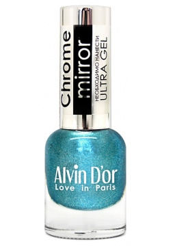 ALVIN D’OR Лак для ногтей CHROME MIRROR  01 Зеркальное серебро MPL075308