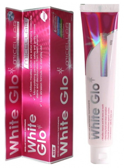 WHITE GLO Зубная паста мицеллярная  отбеливающая WGL000006