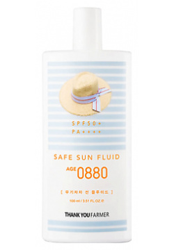 THANK YOU FARMER Флюид для лица солнцезащитный SPF50+ Safe Sun Fluid THA981390