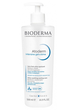 BIODERMA Успокаивающий Гель крем для сухой  раздраженной и атопичной кожи лица тела Atoderm 500 0 MPL035508