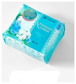 SAYURI Гигиенические прокладки Premium Cotton нормал 0 61 MPL100935