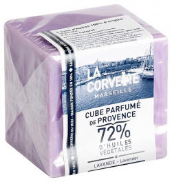 LA CORVETTE Мыло туалетное прованское для тела Лаванда в кубе COR270203