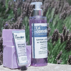 LA CORVETTE Мыло туалетное прованское для тела Лаванда в кубе Cube Parfume de Provence Lavender COR270203