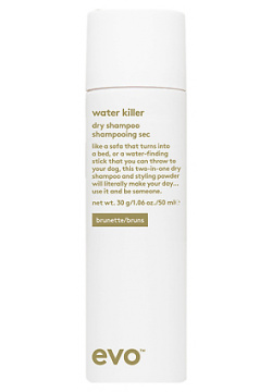 EVO полковник су[хой] брю[нет] сухой шампунь спрей water killer dry shampoo brunette EV_000041