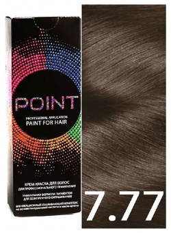 POINT Краска для волос  тон №7 77 Средне русый коричневый интенсивный MPL051970