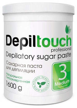 DEPILTOUCH PROFESSIONAL Сахарная паста для депиляции №3 средняя Depilatory Sugar Paste DPI000134