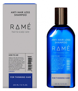 RAMÉ Шампунь от выпадения волос ANTI HAIR LOSS SHAMPOO CLOR32037