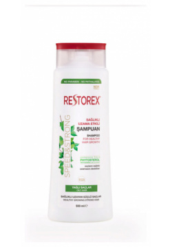 RESTOREX Шампунь для роста волос жирных с фитостеролом RRX000005