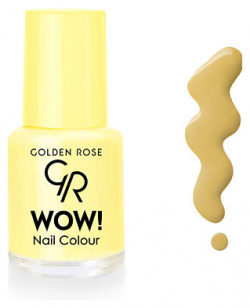 GOLDEN ROSE Лак для ногтей WOW  Nail Color MPL024973