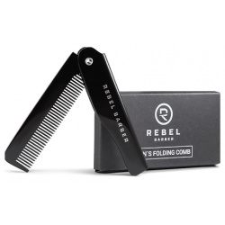 REBEL Расческа для бороды  Folding Beard Comb MPL084298