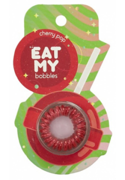 EAT MY Резинка для волос в цвете "Вишневый леденец" Cherry Pop EAT002783