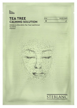 STEBLANC Тканевая маска сыворотка для лица успокаивающая с экстрактом чайного дерева 25 MPL037964