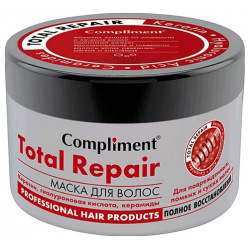 COMPLIMENT Маска для волос полное восстановление  ломких и поврежденных Total Repair 500 0 MPL015670