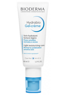 BIODERMA Гель крем увлажняющий для нормальной и сухой кожи лица с легкой текстурой Hydrabio 40 0 MPL256791