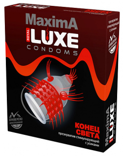LUXE CONDOMS Презервативы Maxima Конец Света 1 MPL124180