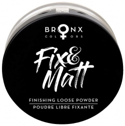BRONX COLORS Пудра рассыпчатая матирующая Fix & Matt Loose Powder BNX00LP01