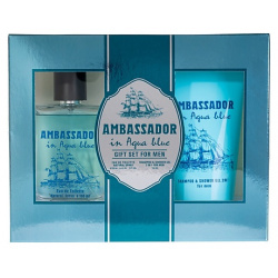PARFUMS GENTY Подарочный набор AMBASADOR IN AQUA BLUE NGNT67003