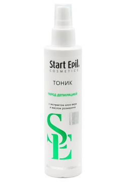 START EPIL Тоник перед депиляцией для чувствительной кожи с экстрактом алоэ вера и маслом розмарина EPL000016