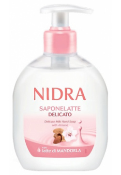 NIDRA Мыло молочко Деликатное с миндальным молочком 300 0 MPL159682