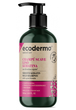 ECODERMA Шампунь для волос с кератином придания гладкости Smooth Keratin Mild Shampoo ECD087918