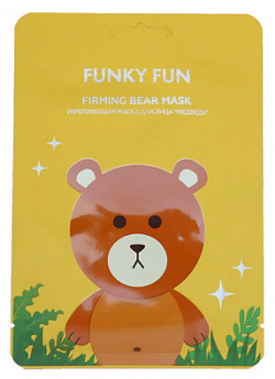 ЛЭТУАЛЬ Укрепляющая маска для лица "Медведь" FUNKY FUN LTA020794