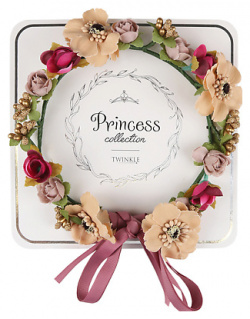 TWINKLE PRINCESS COLLECTION Ободок для волос Flowers Pink LTA020045