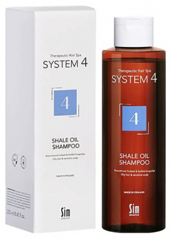 SYSTEM4 Шампунь терапевтический для очень жирной и чувствительной кожи головы SYS201028
